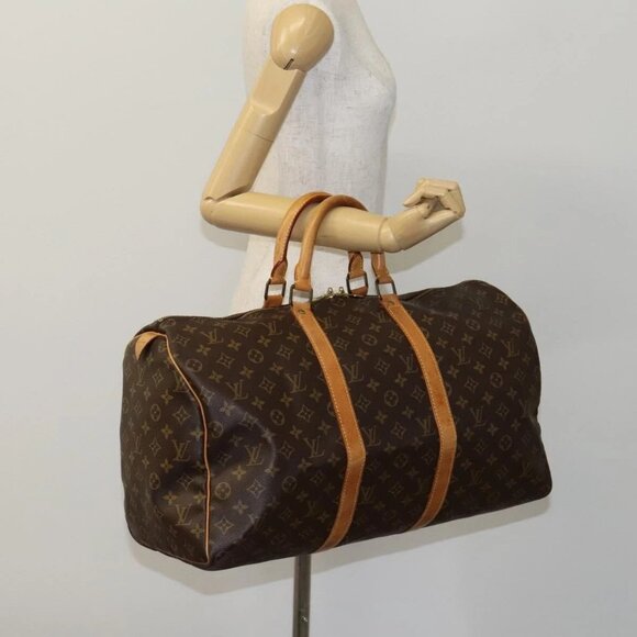 LOUIS VUITTON Monogram Keepall 50 Boston Bag - Picture 13 of 15